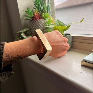 MarlaWynne Gold Geometric Bracelet